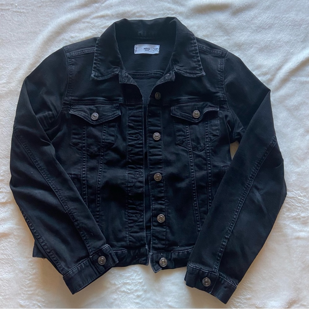 Black jean jacket